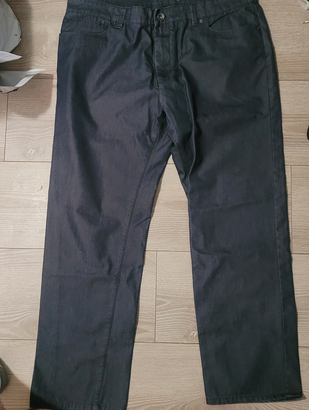 Calvin Klein Dark Navy and Black Casual Trousers 36w 30 L